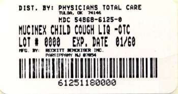 Childrens Mucinex Cough